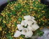 A picture of step 5 of Moong methi tarana.