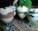 Foto langkah ke 5 dari resep Cheesecake lumer Oreo,Milo greentea.