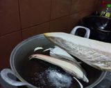 Foto langkah ke 2 dari resep Tumis Jantung Pisang & Ikan Teri.