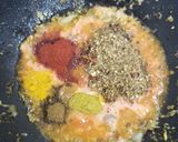 A picture of step 3 of Dum aloo.