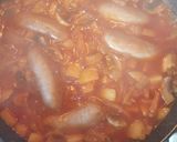 A picture of step 3 of Sausage One Pan.