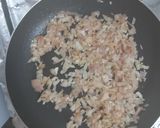 A picture of step 2 of Buffalo chicken dip.