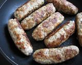A picture of step 2 of Skinless Pork Sausages.