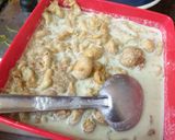 A picture of step 2 of Curd phulkiyan.