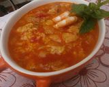 Foto del paso 4 de la receta Sopa de tomate con langostinos