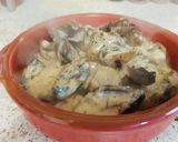 A picture of step 4 of Peppercorn Mushrooms & Onion.