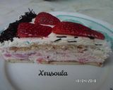 Φωτογραφία βήματος 7 της συνταγής 🍰Δροσερό φραουλογλυκό🍓