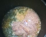 A picture of step 1 of Potatoes in Peas Gravy.
