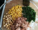 Pas rețetă Salată de orez cu năut 1 fotografie