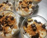 Φωτογραφία βήματος 3 της συνταγής Cheesecake μελομακάρονο με λίγες θερμίδες ♠️💜