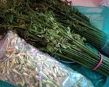 Foto langkah ke 1 dari resep Oseng daun kates pakis hijau.
