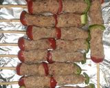 A picture of step 3 of Turkish style chicken kebabs /Eid Mubarak.