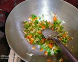 A picture of step 2 of Maggi masala roll.