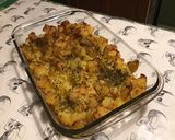 Une image de l'étape 10 de Pommes de terre gratinées au pecorino,ail et persil.