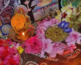 A picture of step 9 of #OSR#Onam Sandhya will be served in banana leaves all varieties.