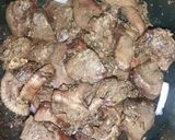 A picture of step 2 of Peppered Offal.
