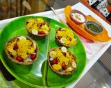 बेक्ड मेथी नाचनी कटोरी विथ स्प्राउट चाट Baked methi nachani katori with sprout chaat recipe in hindi रेसिपी चरण 4 फोटो