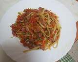 Foto del paso 4 de la receta: Salteado de pasta con mortadela y verduras