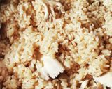 A picture of step 4 of Maitake Mushroom Rice for Fall.