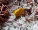 A picture of step 2 of Pyaj kheema kebabs.