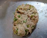 A picture of step 1 of Methi dhebara.