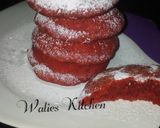 A picture of step 1 of Red velvet cookies.