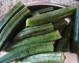 Stuffed okra(bharwa bhindi) recipe step 1 photo