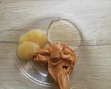 Une image de l'étape 1 de Cookies crue/vegan (beurre de cacahouète et pépites dechocolat).