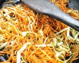 A picture of step 2 of Zesty citrine glow salad.