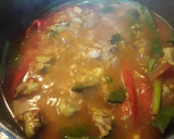 Foto del paso 7 de la receta: Arroz al horno con costillas, garbanzos, pimientos y ajos tierno