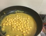 A picture of step 1 of Chana chat.