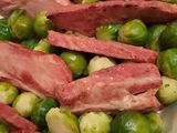 Kasseler-Rosenkohl-Auflauf