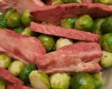 Kasseler-Rosenkohl-Auflauf Rezeptschritt 3 Foto