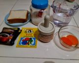 Foto langkah ke 1 dari resep Puding Cokelat Roti Tawar.