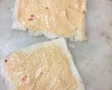 A picture of step 2 of Pin Wheel Sandwich.