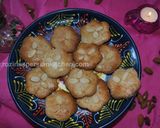 A picture of step 9 of Almond Biscuit   بیسکویت بادامی.