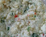 Foto del paso 1 de la receta: Hamburguesas de arroz yamaní y verduras (vegetariano) 💜