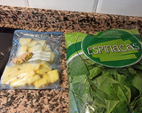 Foto del paso 1 de la receta: Smoothie de espinacas, piña y jengibre