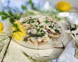 A picture of step 7 of Octopus Carpaccio.