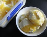 A picture of step 5 of Super Easy Mixed Berries & Yoghurt Ice Cream.