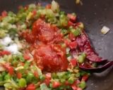 A picture of step 6 of Schezwan fried rice.