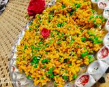A picture of step 8 of Tri Color Boondi.