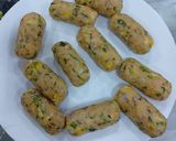A picture of step 2 of Potato rolls.