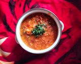 A picture of step 6 of Masala oats.