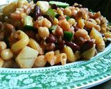 A picture of step 3 of Mix beans veg chaat.
