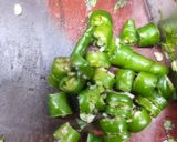 A picture of step 9 of Khandvi.