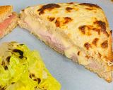 Une image de l'étape 5 de Croque-monsieur salade.