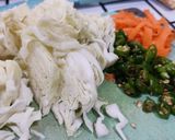 Foto langkah ke 1 dari resep Bakwan Sayur Kol Cabai Wortel.