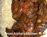 A picture of step 5 of Beef fajita.