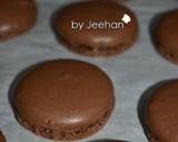 Chocolate Macarons langkah memasak 9 foto